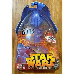 HOLOGRAPHIC YODA‎ Star Wars Revenge of the Sith Toys R Us Exclusive Figure